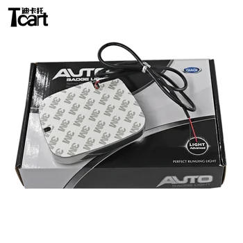 

Tcart For Honda led Rear Badge Sticker light 4D Car Emblem light lamp LED light 4D logo light Emblems led
