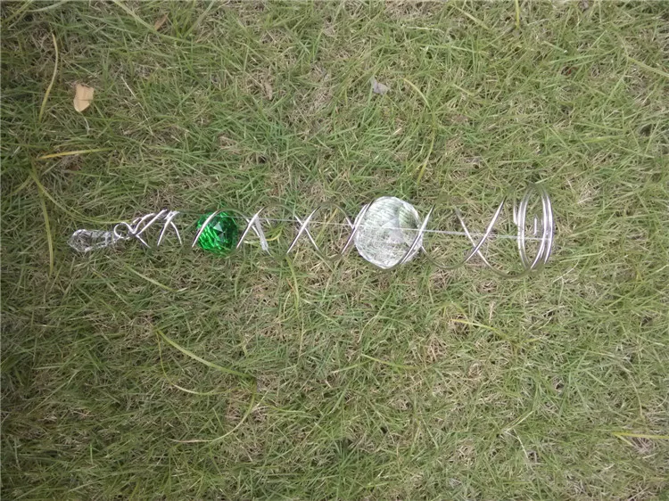 Спиральный вертушка ветра с 2 шт хрустальный шар|twister| |