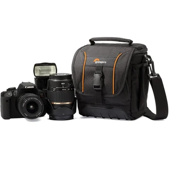 

Roadfisher High Quality Lowepro Adventura SH 140 II Camera Shoulder Travel Bag Case For Canon Nikon Sony DSLR SLR Black Color