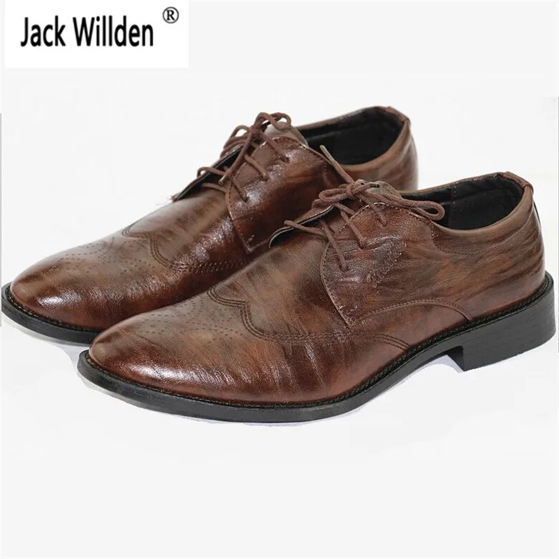 Men S Vintage Carved Brogue Oxfords Lace Up Business Formal Shoes Men S Vintage Carved Brogue Oxfords Lace Up Business Formal Shoes