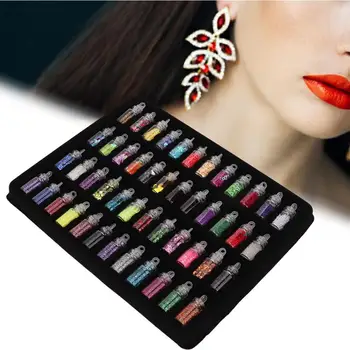 

Professional 48 Bottles Flash Sequin Powder Decoration DIY Jewelry Epoxy Mold Making Tools Jewelry Making Accessory