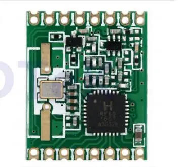 

RFM69HW RFM69H FSK transceiver module 20dBm Frequency 433MHZ