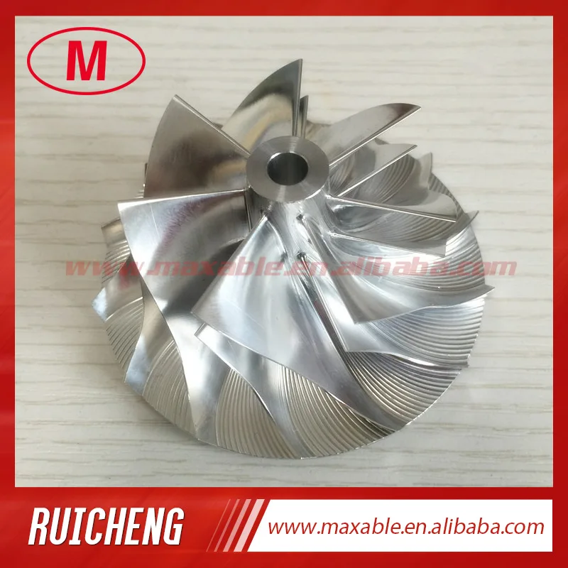 TD05H 55.50/76.13mm 7+7 blades Turbo Billet/milling/aluminum 2618 compressor wheel |