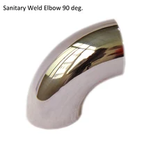 OD45 / OD 42 kolanko sanitarne 90 stopni stal nierdzewna 304 sanitarny spawany łącznik rurowy Homebrew