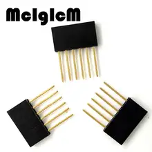 35 шт./лот, 2,54 мм, 10 мм, длинный штыревой разъем, Штабелируемый штыревой разъем, 6pin