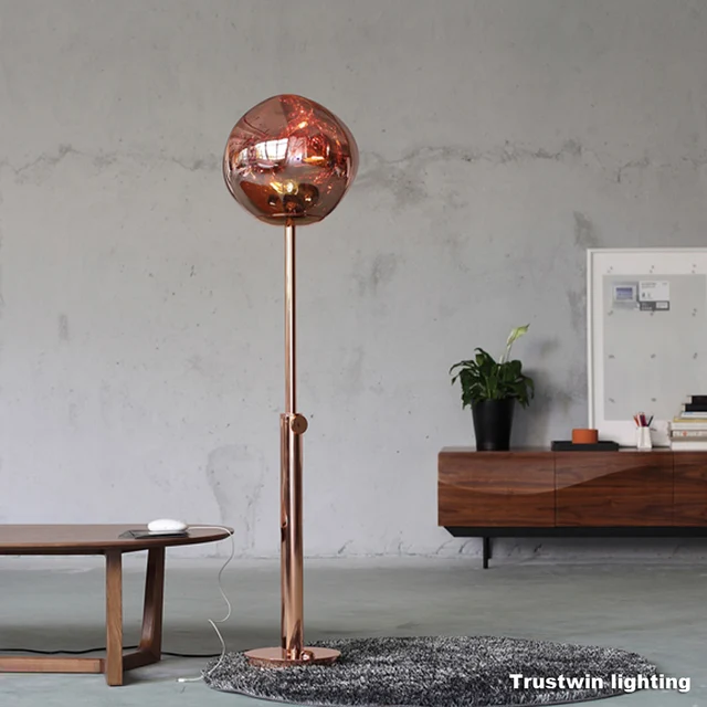 British TOM DIXON melt globe decorative floor lamp light fixture LED