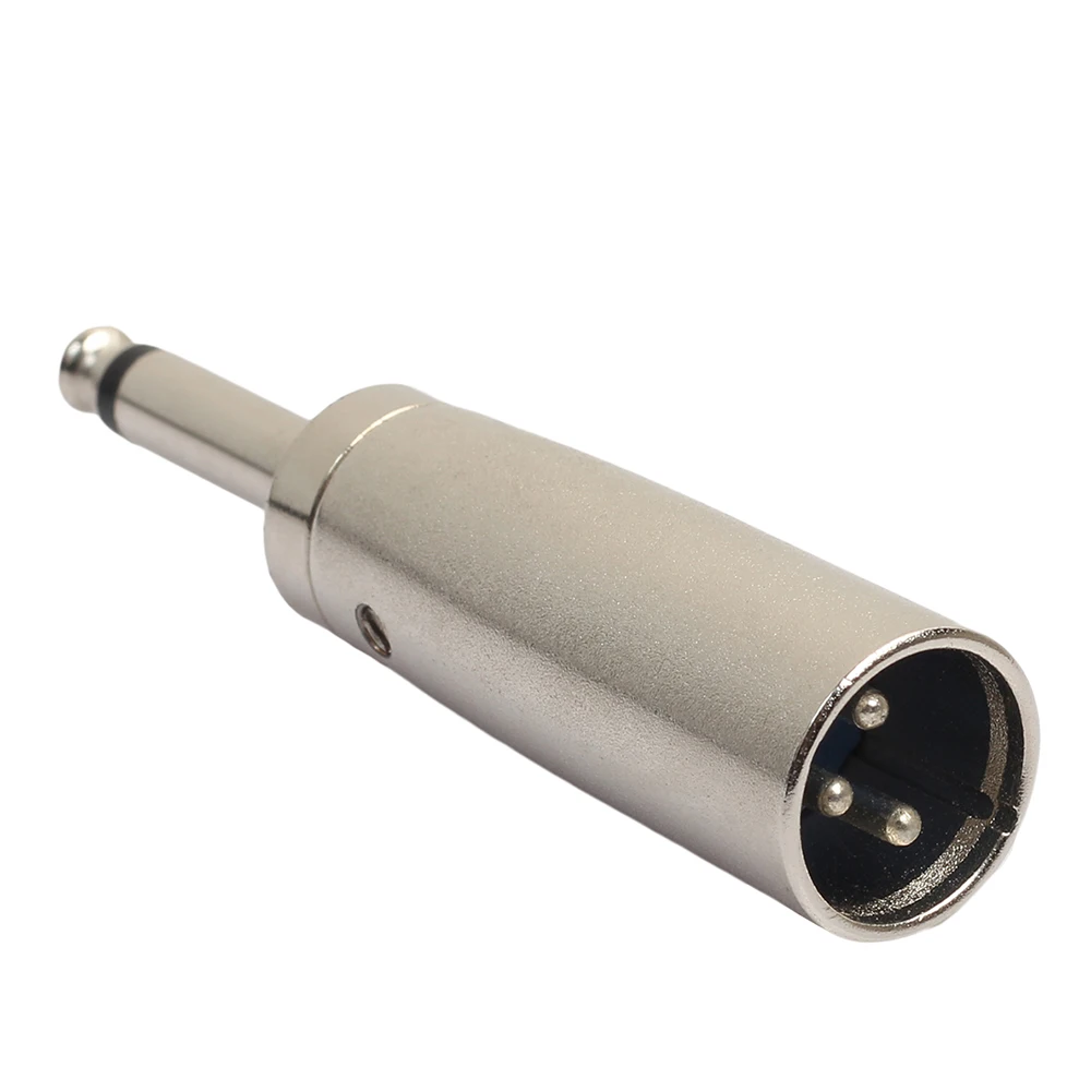 3 контактный XLR штекер 1/4 &quot6 35 мм моно для аудио кабеля DJ MIC Adapterhigh quality|Соединители|