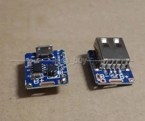 DYKB 2в1 5V USB /DC DC Boost плата модуля зарядки DIY 3 7 v 18650 Мобильная мощность светодиодное