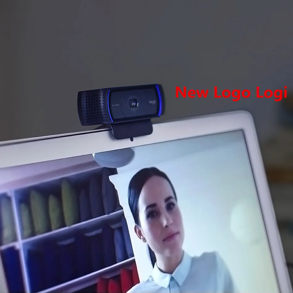 USB камера Logitech C920e с HD разрешением умная веб для видеочатов и записи видео