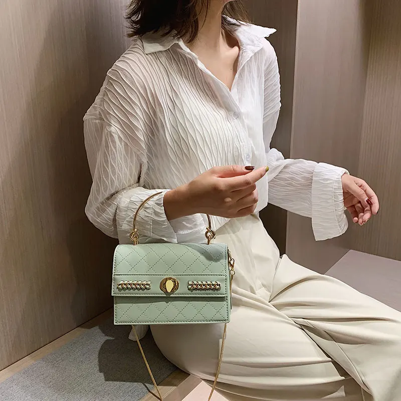 2019 New Korean version of the foreign chain single-shoulder Bag ...