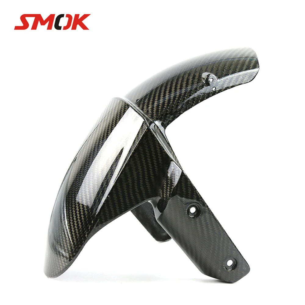 

SMOK Motorcycle Carbon Fiber Front Fender Splash Mud Dust Guard Mudguard Tire Cover For Kawasaki Z800 Z1000 2014 2015 2016 2017