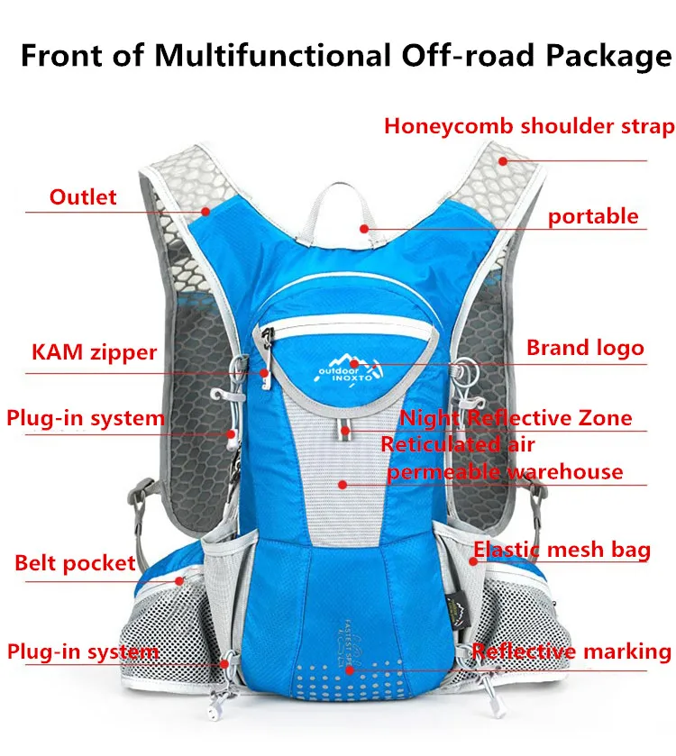 20л сумка для воды на открытом воздухе для верховой езды, ультра-светильник, рюкзак для кемпинга, гидратированный, спортивный рюкзак на плечо для бега, сумка для питьевой воды