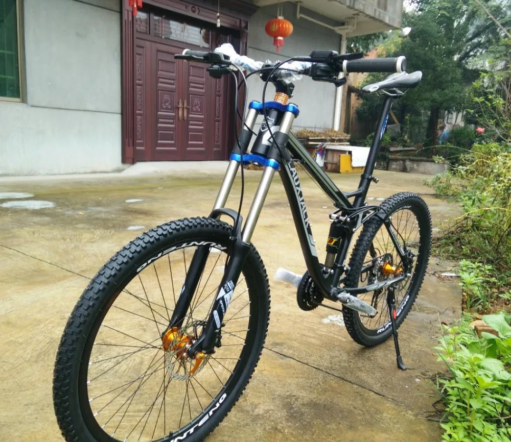 Hydraulic brakes new cycling full suspension mountain bike 26er