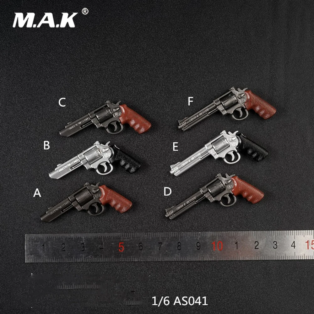 

1/6 Scale Solider Figure Scene Accessories M&P Revolver Gun Weapon Model AS041 for 12" Action Figure Accessory Gifts