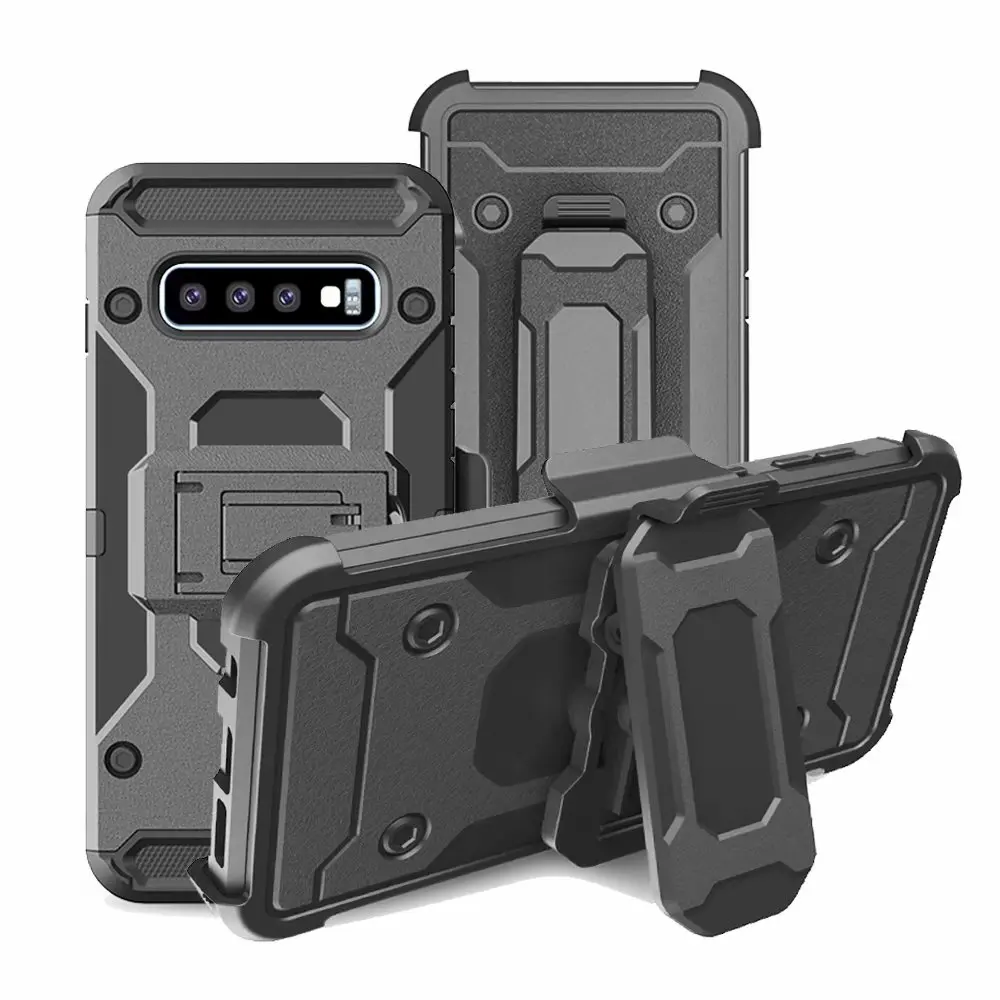 

UYFRATE Shockproof Belt Clip Holster Full Protective Armor Case For Samsung Galaxy S10 Plus S10e Note 10 Plus Note9 S9Plus S8 S7
