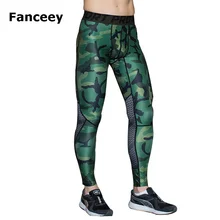 Fanceey, камуфляжные компрессионные штаны, мужские колготки для бега, фитнес-тренировки, спортивные штаны, мужские Леггинсы для тренировок, для спортзала, для пробежек, Мужские штаны