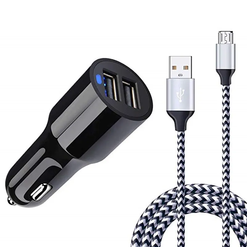 

Car USB Adapter Micro Quick Charge 3.0 2.0 Car Charger Cable USB Car Charging for iPhone Xiaomi Huawei Samsung Nokia HTC Sony