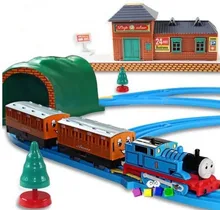 2017 New Thomas And Friends Electric Thomas Trains Set With Rail Toys For Children Boys Kids Toys Jugetes Para Ninos