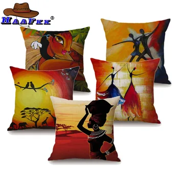 

Africa Cushion Cover Home Decor Enthic Decorative Pillowcase African Print Pillow Covers India Throw Pillows Cases For Sofa