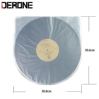 

50 piece turntable accessories LP Vinyl record protection plastic bag for Turntable lp vinyl records 30cm*30cm