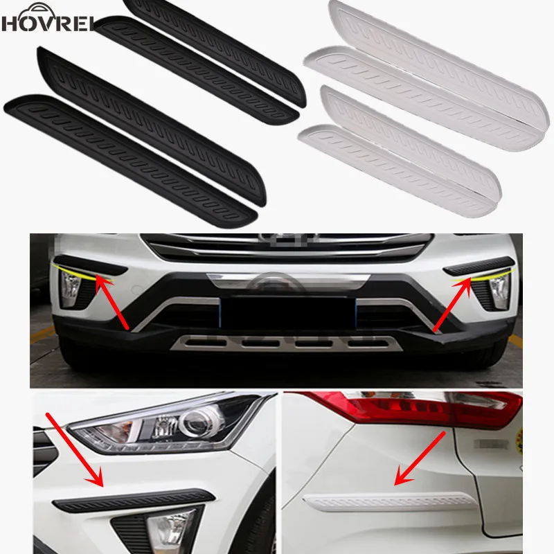 

universal car Front Rear rubber body Bumper Guard Protector Corner Protector anti-Scratch Strip Sticker Bar Styling Moulding