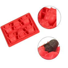DIY творческий стиль весело Звездные войны Дарт Вейдер коктейли силиконовые формы шоколадная помадка Ice Плесень Бар партия напиток льда лоток