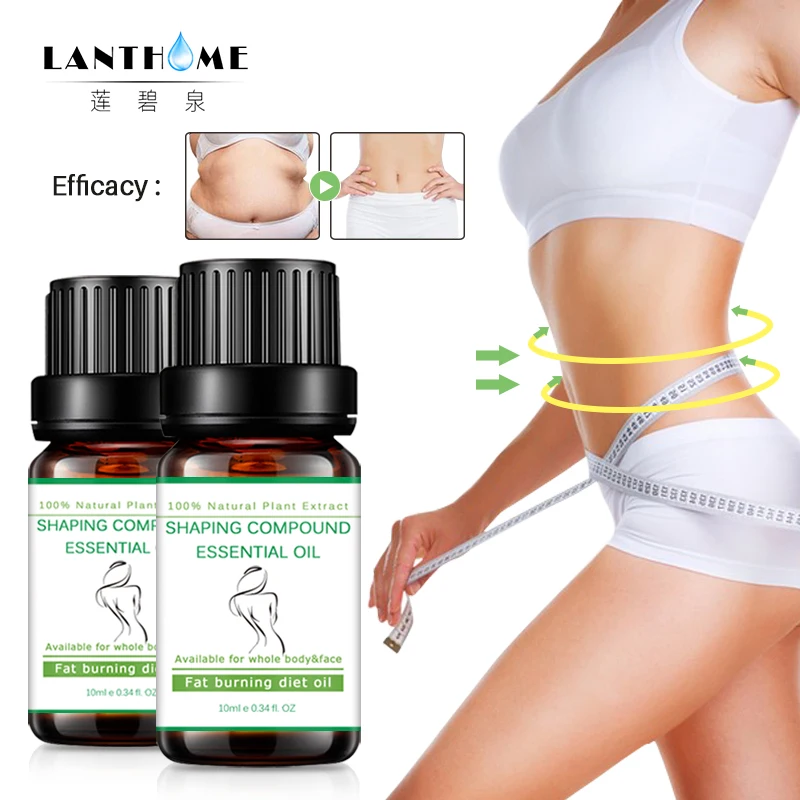 

2pcs Pure Natural Weight Loss Products Beauty Body Slimming Losing Weight Essential Oils Thin Leg Waist Fat Burning
