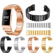 XBERSTAR браслет из нержавеющей стали ремешок для часов для FITBIT Charge 3 умные часы Замена ремешка умные аксессуары