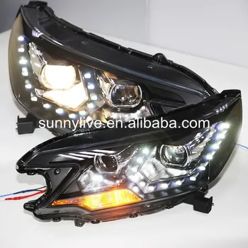 

For HONDA CRV LED Head Lamp 2012 to 2014 year with Bi Xenon Projector Lens PWv1