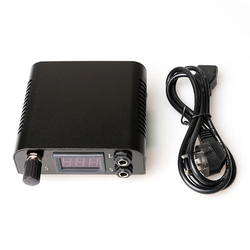 ФОТО YILONG Professional Double Output Digital Tattoo Power Supply For Tattoo Machine Tattoo Digital LCD Power Supply Free Shipping
