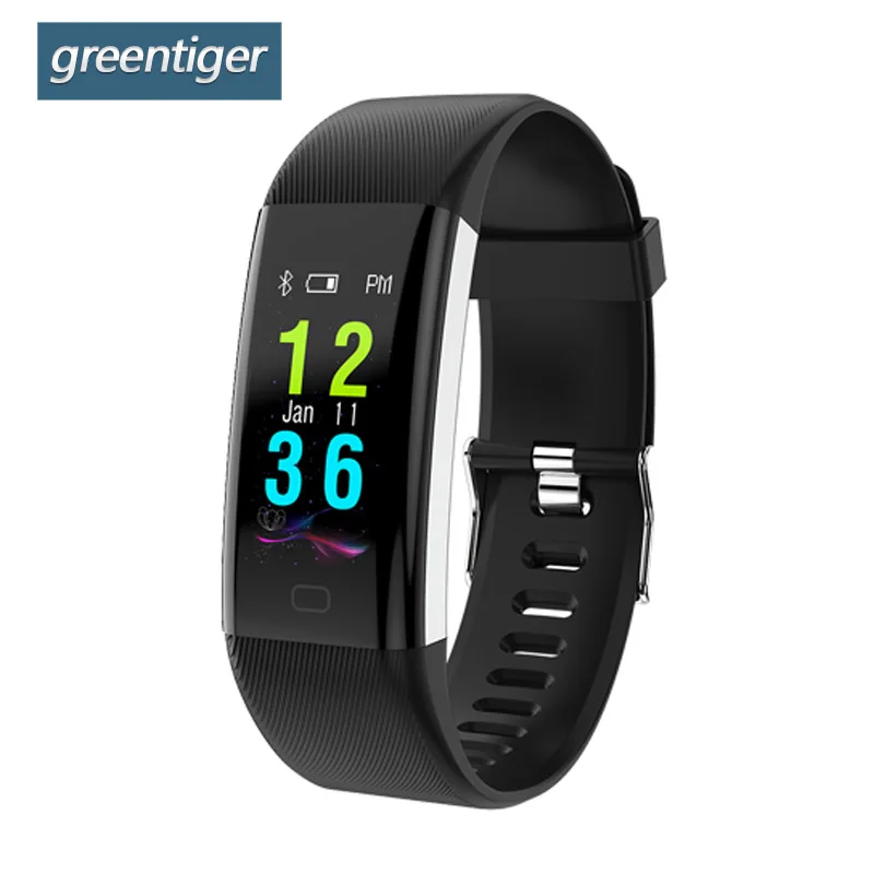 

Greentiger F07 Plus Smart Bracelet OLED Color Screen Bluetooth Smart Band IP68 Waterproof Heart Rate Blood Pressure Monitor