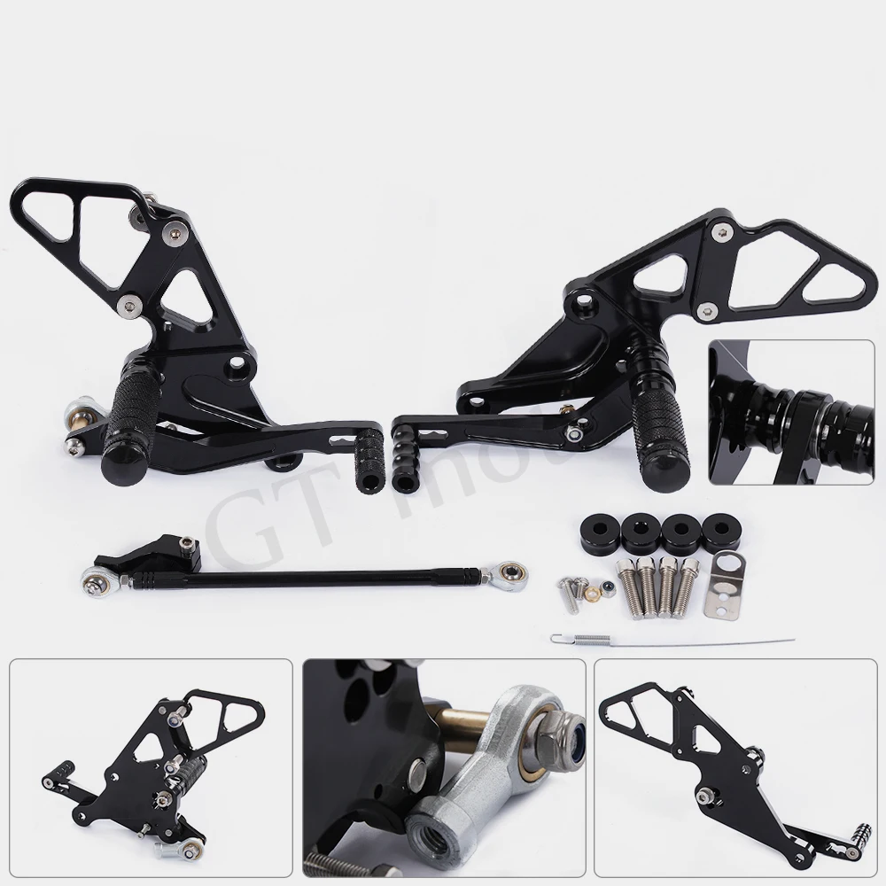 GT мотор полный CNC алюминиевый мотоцикл задний комплект для YAMAHA MT07 MT 07|rear set|motorcycle