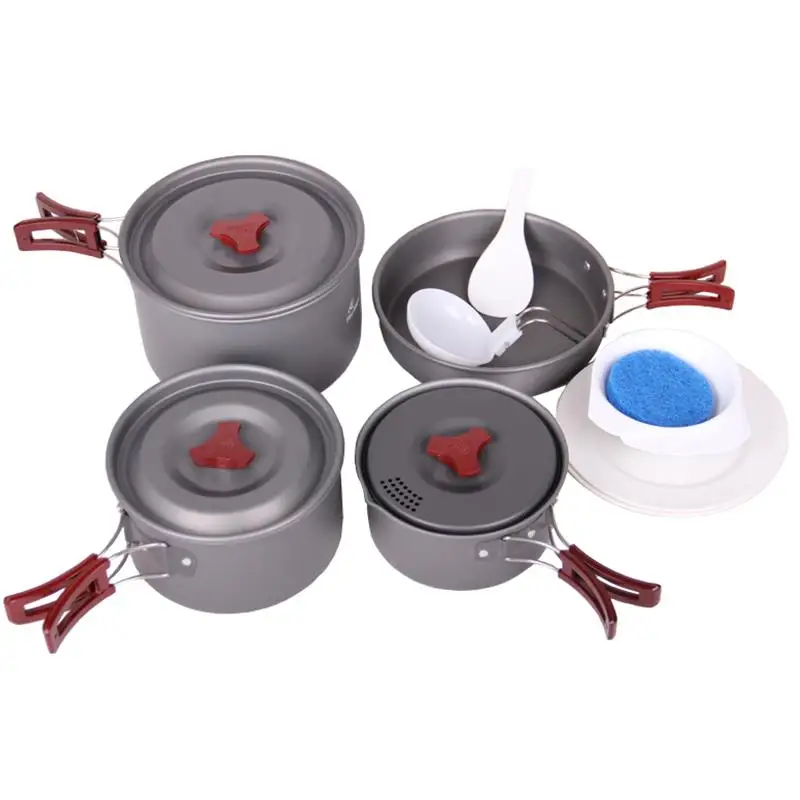 

Fire-maple 4-5 Person Cooking Pot Camping Cookware Outdoor Pot Sets Non-Stick Cookware FMC-206