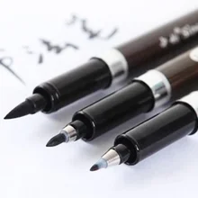 Художественный маркер, китайская Ручка-кисть для каллиграфии, для фирменного рисования, художественные канцелярские принадлежности, школьные принадлежности, маркер, ручка ACS027