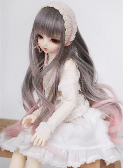 2018 новейший 1/3 1/4 1/6 Bjd парик серый длинный модный волнистый провод | Игрушки и