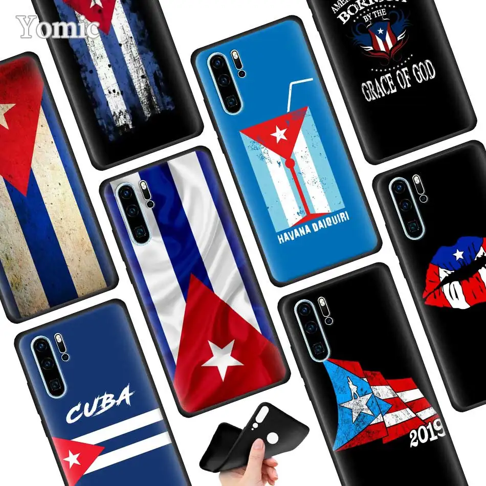 

Cuba flag Art Back Silicone Case for Huawei P30 P20 Pro P9 P10 P20 P30 Lite P Smart Plus Mate 10 20 Pro Case