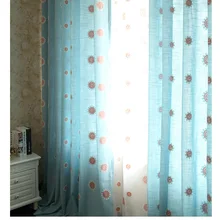 Новое хлопковое вышитое полотенце с вышивкой Подсолнухи в пасторальном Корейском стиле, балконные занавески для гостиной