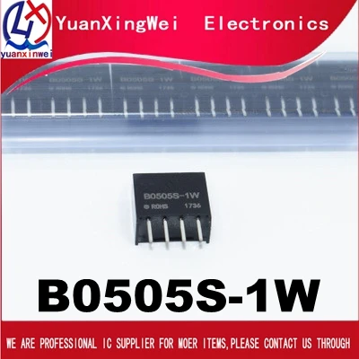B0505S-1W DC-DC 5 V zu 4 pin Isoliert преобразователь модуля питания | Электроника