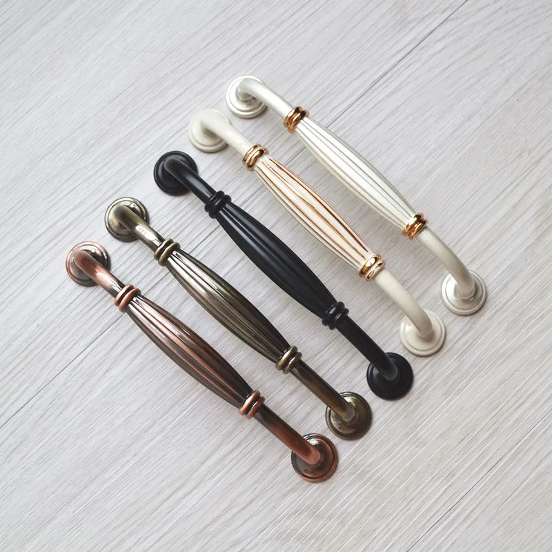 Black Zinc Alloy Handles for Furniture Cabinet Knobs and Handles Drawer Knobs Kitchen Handles Cabinet Pulls Cupboard Knobs