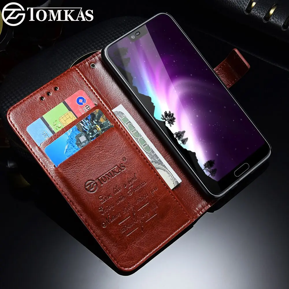 

TOMKAS Wallet Case For Huawei Honor 10 Case Leather Flip PU Cover Cases For Huawei Honor 9 Lite Card Business Phone Case