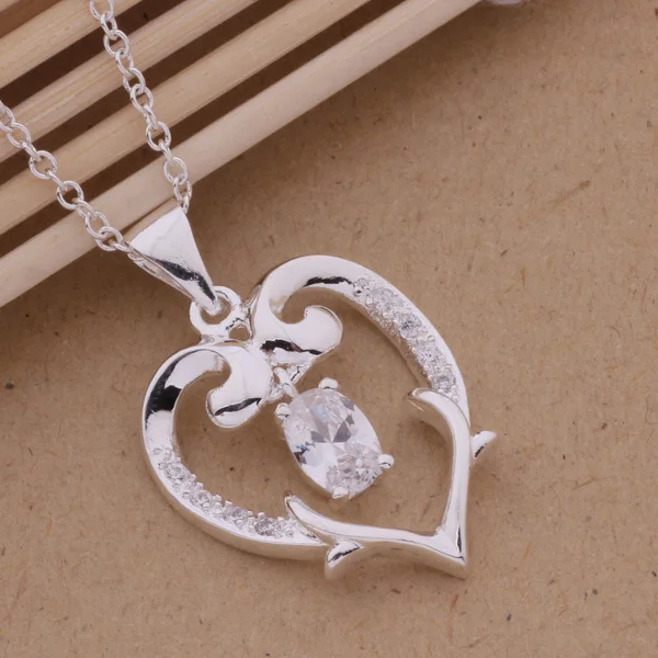 wholesale High quality silver Fashion jewelry chains necklace pendant