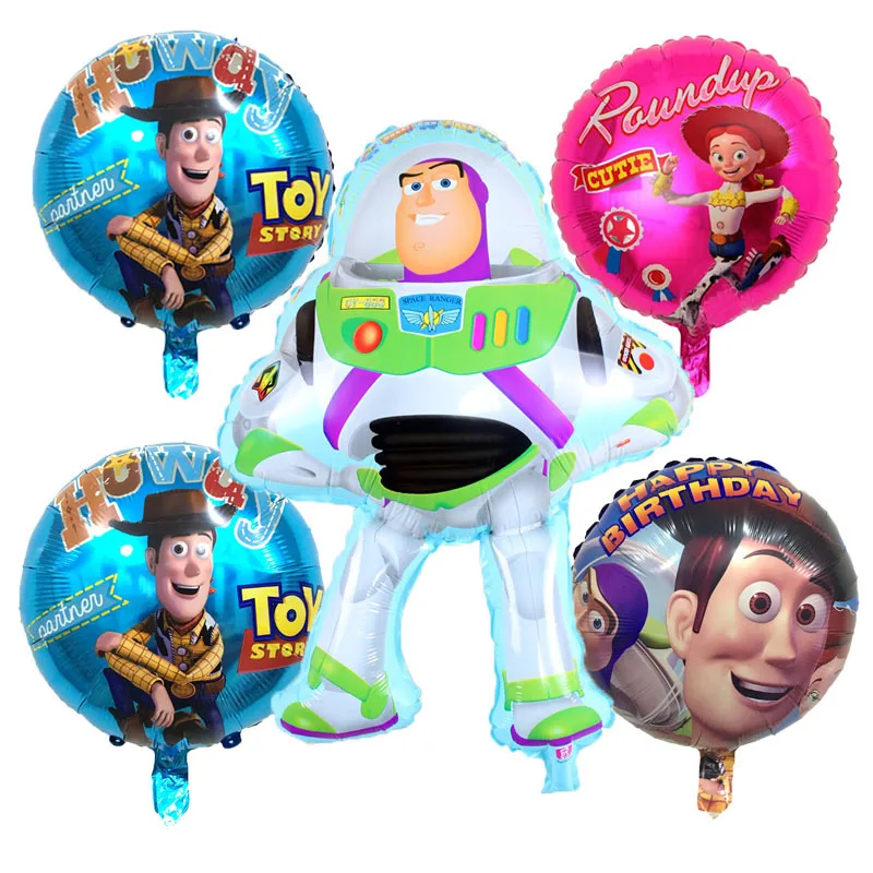 Buy Free Shipping 5pcs Buzz Lightyear balloons 18inch