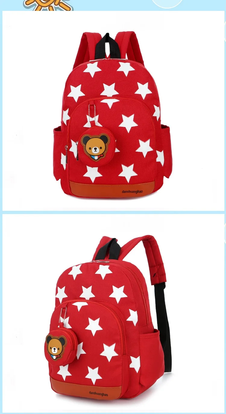 Boys Backpacks for Kindergarten Printing Stars light Nylon Children Backpacks Kids Kindergarten School Bags for teenage girls mochila (10)