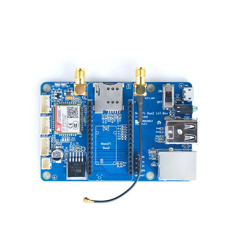 

Nanopi Duo2 extended backplane IoT Internet of things GSM/GPRS+ WiFi dual antenna