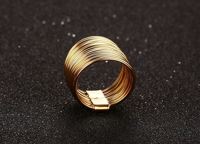 Кольцо из титановой стали для женщин и мужчин|multi ring|jewelry titaniumfashion rings women |