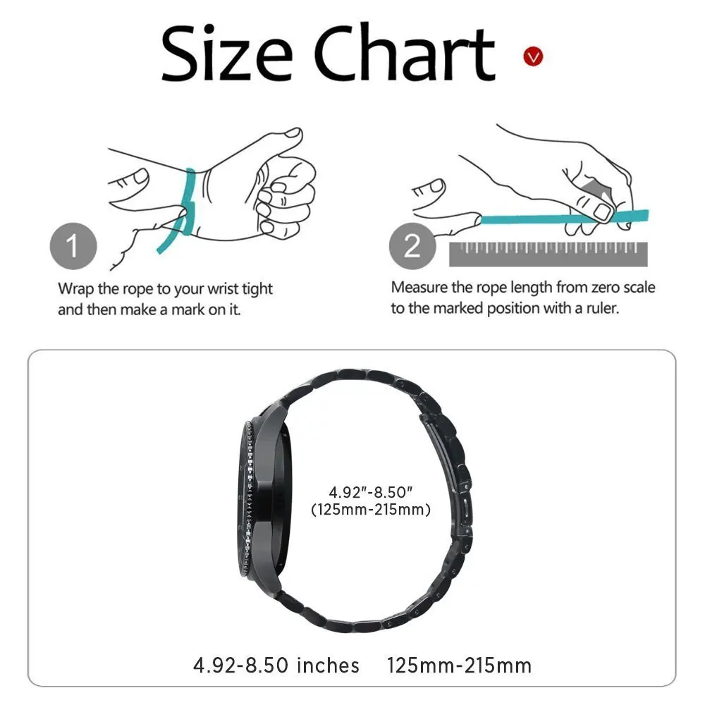 Универсальный ремешок для часов 18 мм 22 мм 20 мм ремешок для samsung Galaxy Watch Amazfit Stratos из нержавеющей стали металлические быстрые сменные булавки