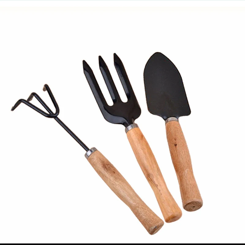 3PCS/Set Gardening Tool Mini Shovel/Rake/Spade Garden Tool for Bonsai