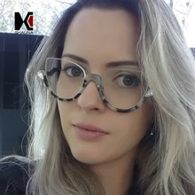SHAUNA, ретро Стразы, украшение, женские солнцезащитные очки Cateye, женские полуоправы, Зеркальные покрытия оттенков, тонированные/прозрачные линзы, очки