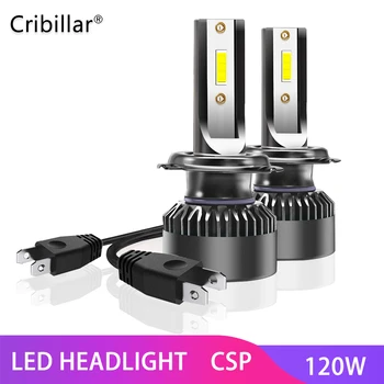 

Crbrillar H1 H4 H7 H11 Led Headlight Bulbs Car Head Light 120W 6500k With CSP LED Chips Bulb Auto Led Light Headlight hb3 9006