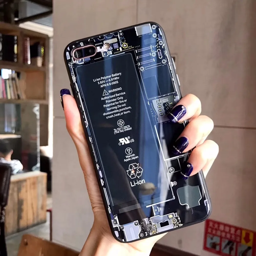 Tide 3D Scrub For iPhone 6 6s 7 8 7plus 8plus X Case Matte IMD Soft Silicone Gel Remove Repair Phone Kuso Printing Pattern |